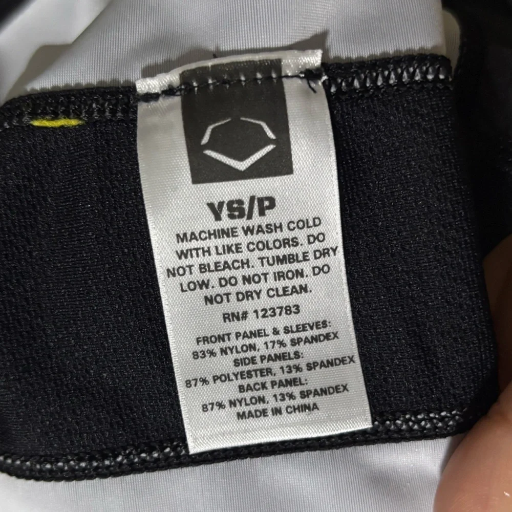 NWT EVOSHIELD CustomTech EvoAlpha Football Rib Shirt Black Grey